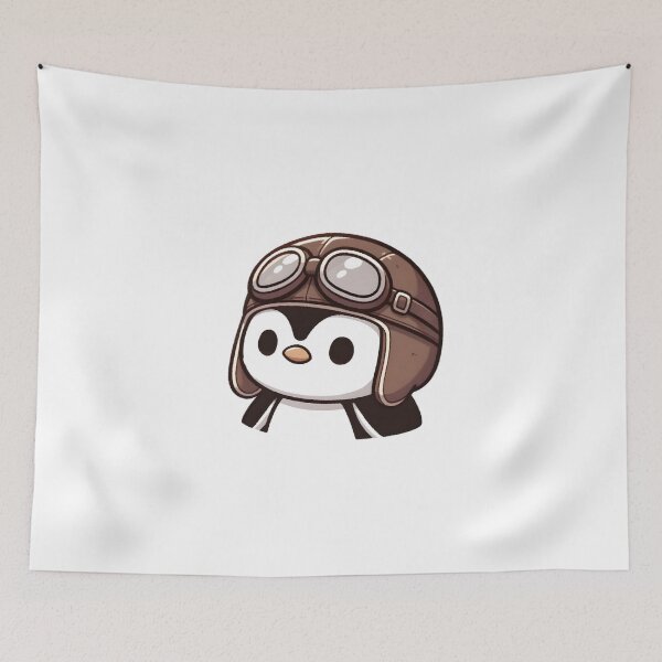 Item preview, Aviator Penguin Ready for Sky-High Adventures designed and sold by UmbrellaStudio1.