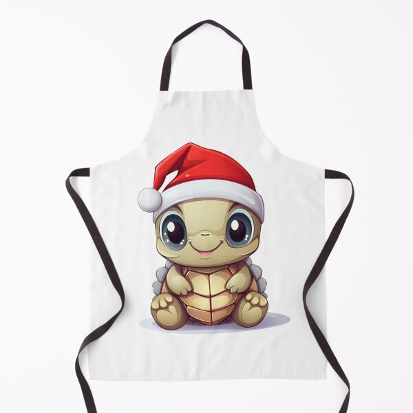 Item preview, Chibi Turtle with red Santa hat designed and sold by KawaiiArtStyle.