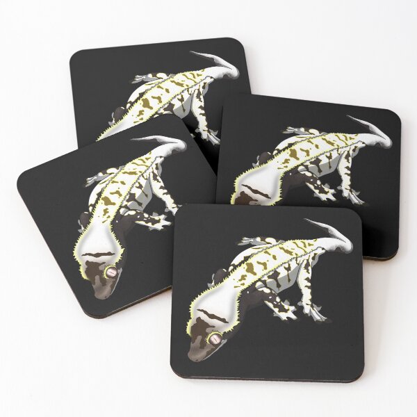 Item preview, White Harlequin Crested Gecko designed and sold by HauntedHerps.