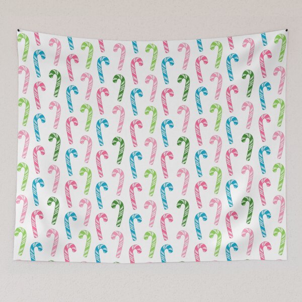 Item preview, Vintage Colors Christmas Candy Cane Pattern designed and sold by ArtMeetsPizza.