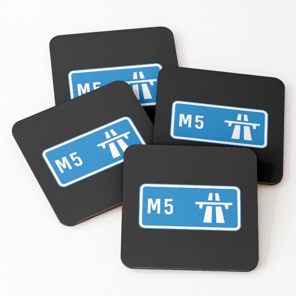 Item preview, Birmingham Bound - Blue M5 Motorway Sign designed and sold by WilliamsonMedia.