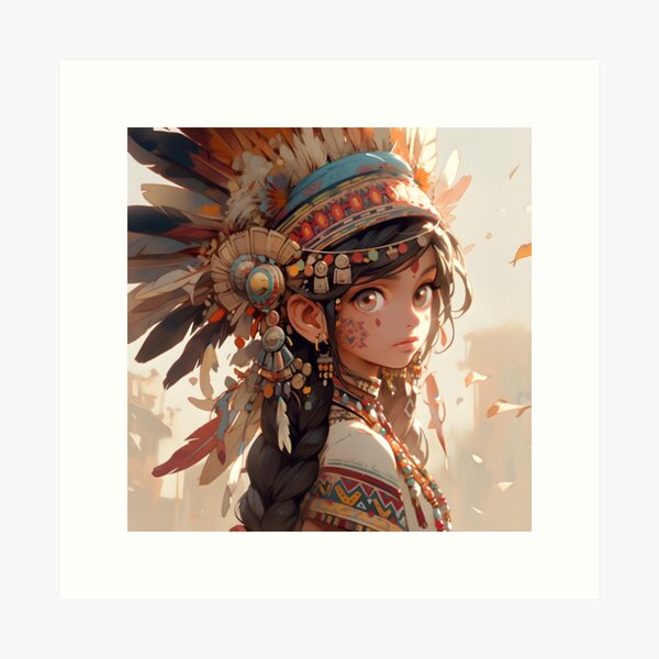 Anime Tribe Porn - Tribal Anime Girl Wall Art for Sale | Redbubble