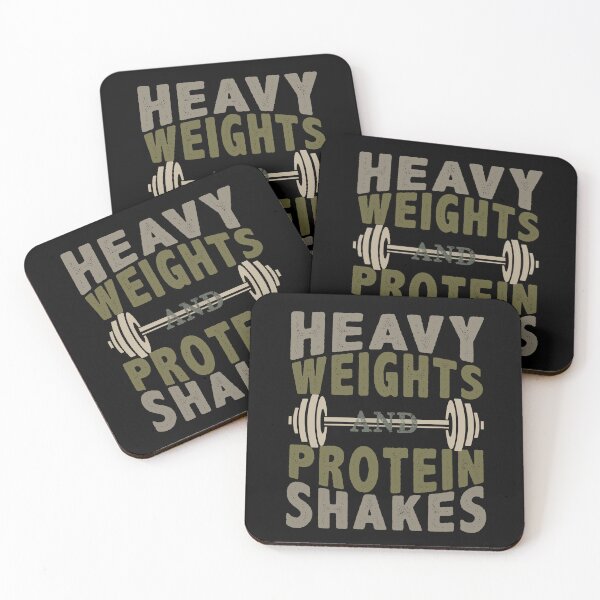 Item preview, Heavy Weights And Protein Shakes For Gym Enthusiasts designed and sold by EmiAndMike.
