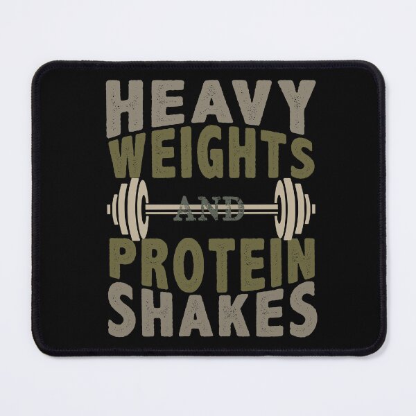 Item preview, Heavy Weights And Protein Shakes For Gym Enthusiasts designed and sold by EmiAndMike.