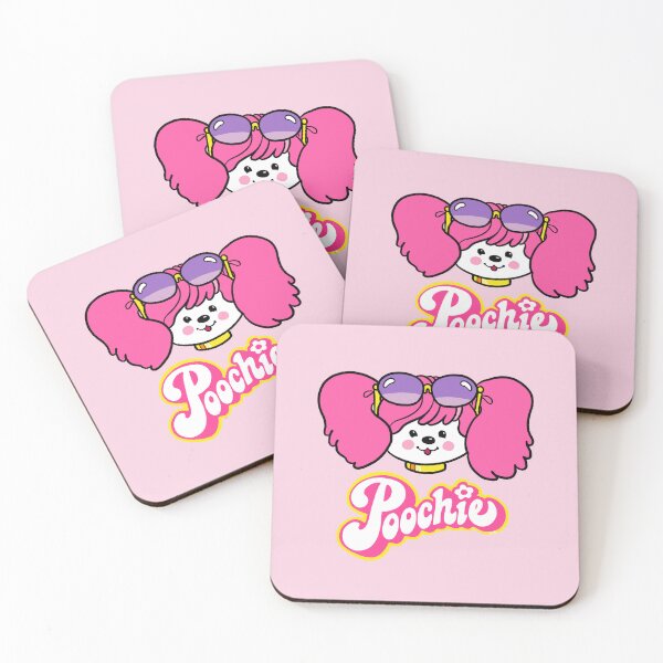 Item preview, Poochie Face - Retro 80s Pink Dog designed and sold by FunnehGacha.