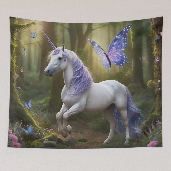 Item preview, Unicorn in Forest designed and sold by PTiger.