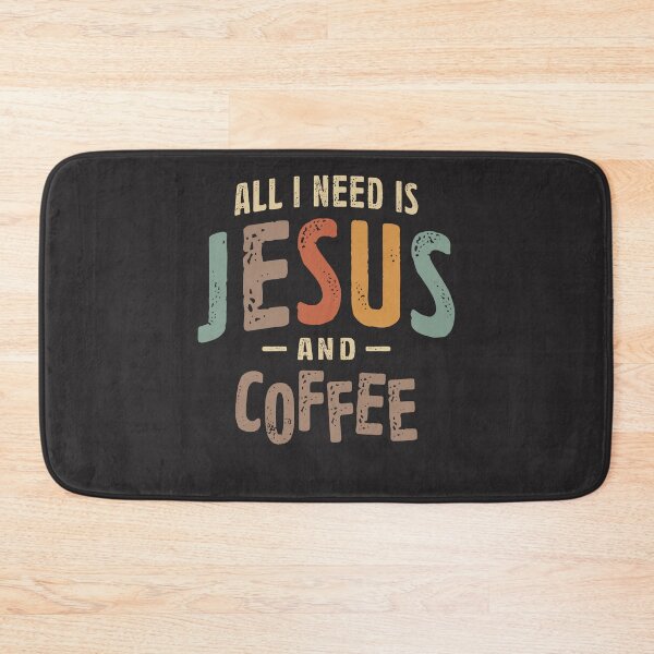 Item preview, Jesus and Coffee Inspirational Christian Quote designed and sold by cidolopez.