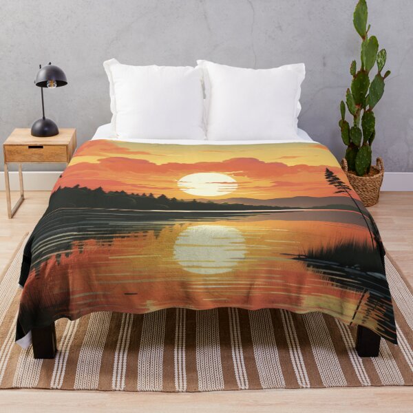 Item preview, A Vintage Travel Illustration of Lake Hubert - Minnesota - US designed and sold by GoodOldVintage.