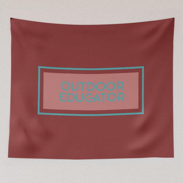 Item preview, Copy of Outdoor Educator of the Outdoors Gift For Nature Lover Retro Groovy Colors designed and sold by CORINNE W.