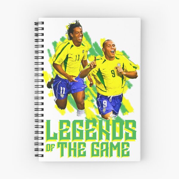 Item preview, Ronaldinho and ronaldo brazil football print art designed and sold by differenttings.