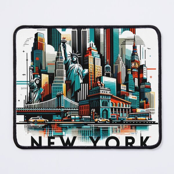 Item preview, New York City Urban Iconic Skyline Cityscape designed and sold by Mundo Tees.