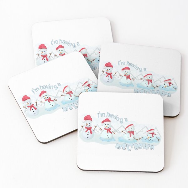 Item preview, A Snowman's Meltdown designed and sold by AdriaCaps Art & Design.