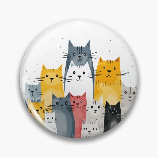 Item preview, Kaleidoscope of Kitties 4 designed and sold by sagybp.