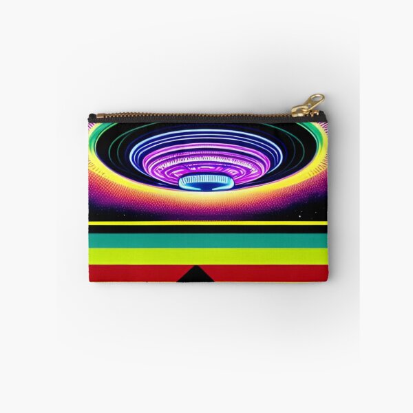 Item preview, Area 51 – Trippy Neon Retro UFO 45 | Grusch designed and sold by Benito Del Ray.