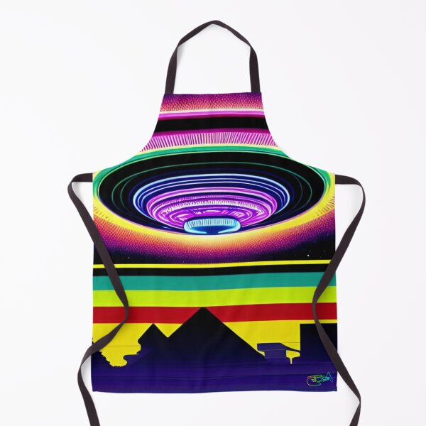 Item preview, Area 51 – Trippy Neon Retro UFO 45 | Grusch designed and sold by Benito Del Ray.