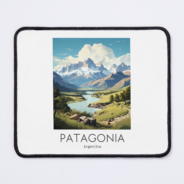 Artikelvorschau, Eine Vintage-Reiseillustration von Patagonien - Argentinien entworfen und verkauft von GoodOldVintage.