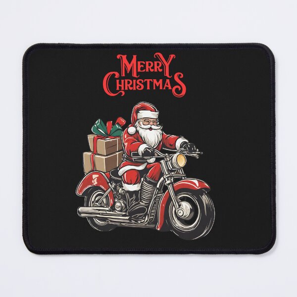 Item preview, Vintage Santa on motorcycle moto Santa designed and sold by SabatStudio.