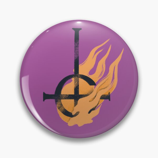 Artikelvorschau, Grucifix in Flammen und Violett entworfen und verkauft von Osiiiris.