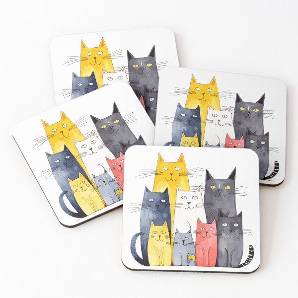 Item preview, Midnight Cats Assembly 3 designed and sold by sagybp.