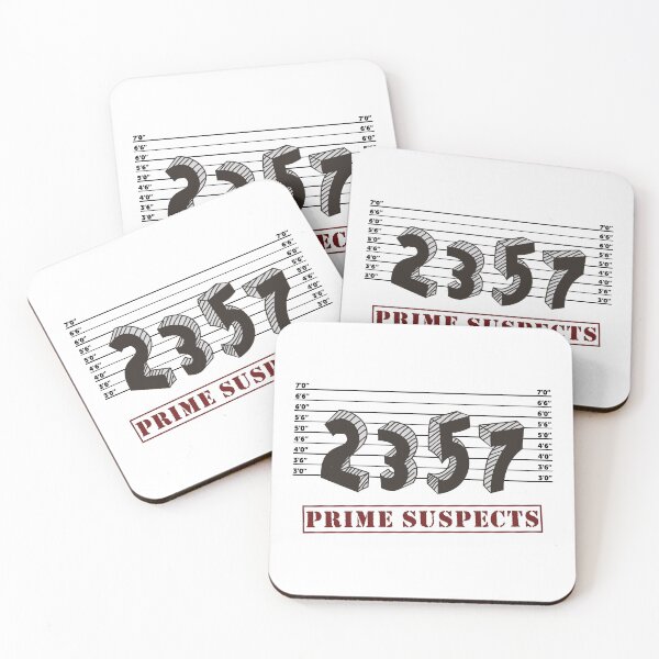 Item preview, The Prime Number Suspects designed and sold by ScienceCorner.