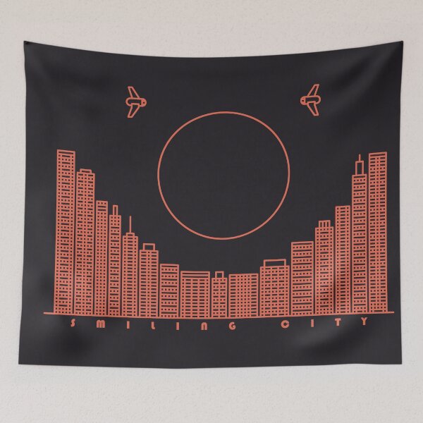 Item preview, Smiling City - Red version designed and sold by TomiAx.
