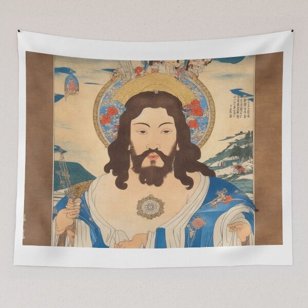 Item preview, Oriental Jesus - Katsushika Hokusai designed and sold by OnlyClassicArt.