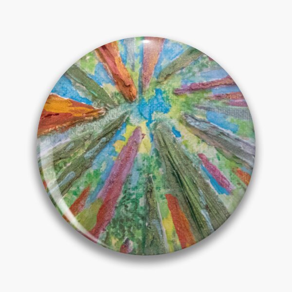 Item preview, Shinrin-yoku Forest Bathing abstract in mixed media designed and sold by LaHickmana.