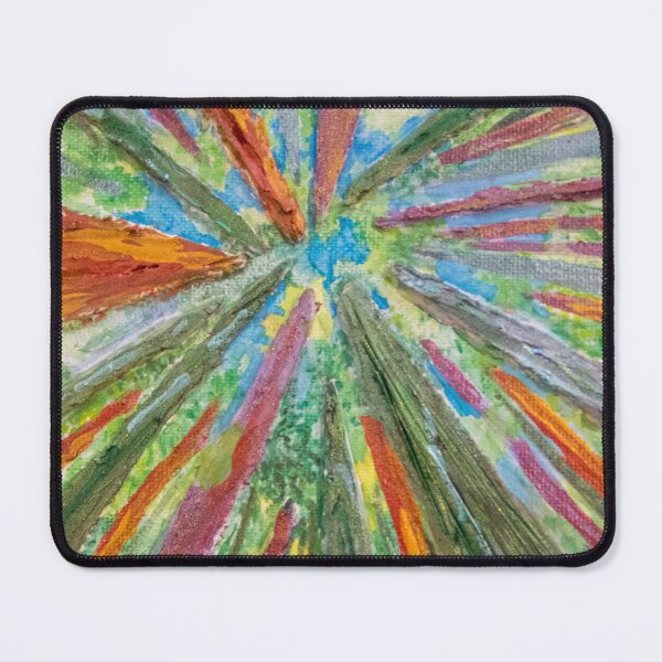 Item preview, Shinrin-yoku Forest Bathing abstract in mixed media designed and sold by LaHickmana.