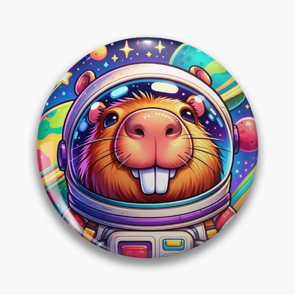 Item preview, Space Capybara Gazing into the Cosmos designed and sold by UistFish.