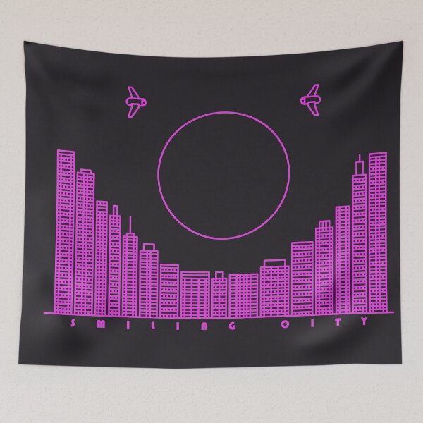 Item preview, Smiling City - Purple version designed and sold by TomiAx.