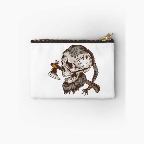 Item preview, Viking skull and axe designed and sold by Irakalu.