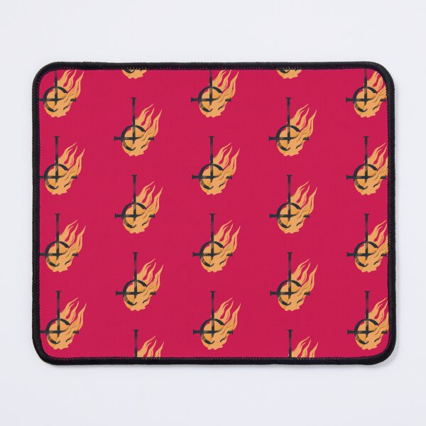 Item preview, Ghost Grucifix in flames and red designed and sold by Osiiiris.