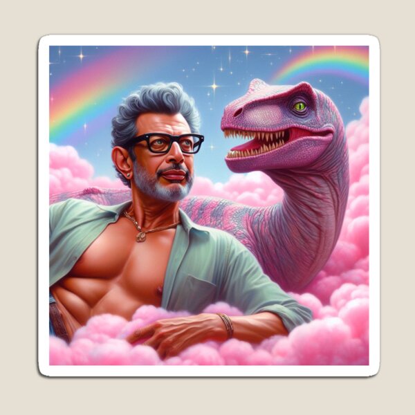 Saint Jeff Goldblum. Jurassic Park. Dinosaur Art 