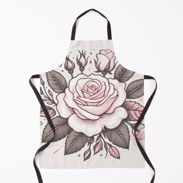 Item preview, Light Pink Rose Doodle - Light Taupe Background designed and sold by Star-Fragment.