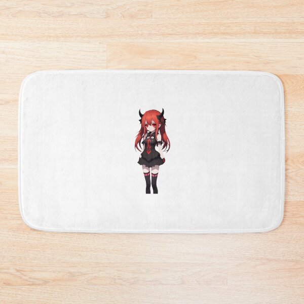 Item preview, goth demon anime girl with red hair designed and sold by A-Dorable.