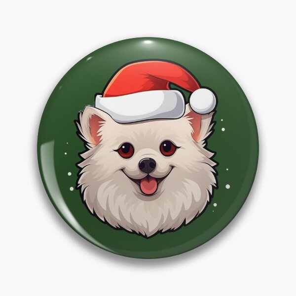 Artikelvorschau, Weißer Weihnachtspommerscher Hund entworfen und verkauft von ME-World.