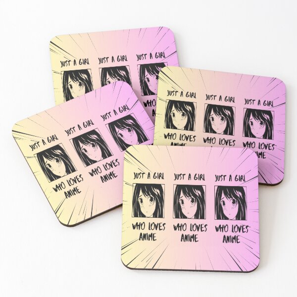 Item preview, Just a Girl Who Loves Anime - Cute & Stylish Design designed and sold by MColoredBooks.