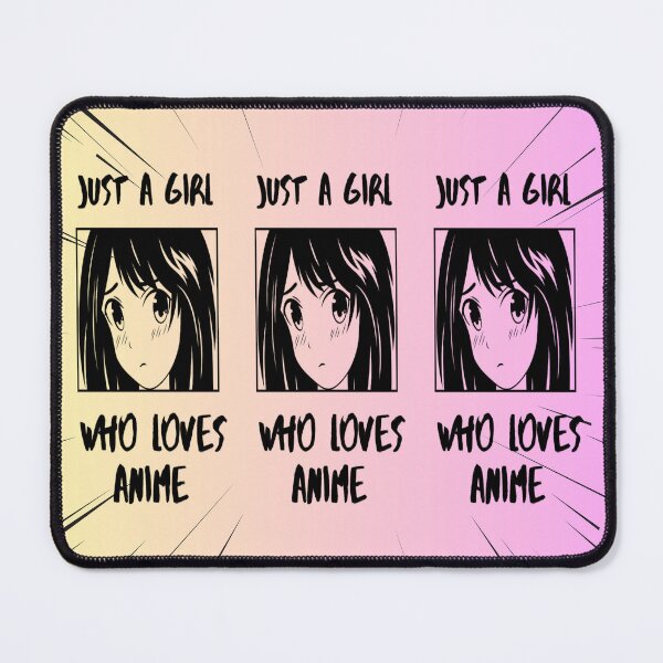Item preview, Just a Girl Who Loves Anime - Cute & Stylish Design designed and sold by MColoredBooks.