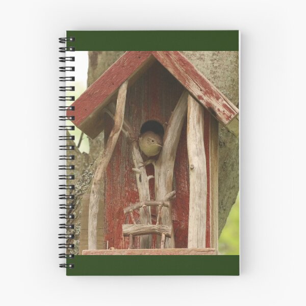 Item preview, House Wren Peeking From Birdhouse designed and sold by Judy Geller.