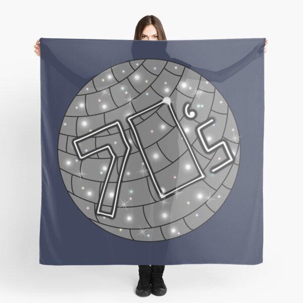 70s glittery disco ball party Scarf