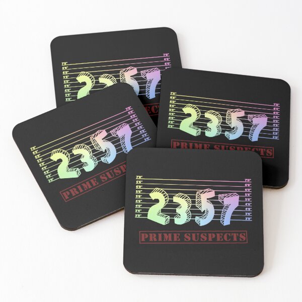 Item preview, The Prime Number Suspects designed and sold by ScienceCorner.