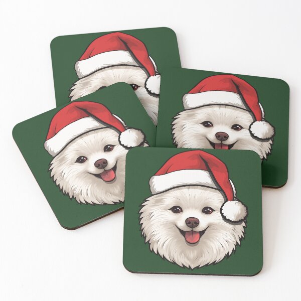 Artikelvorschau, Weißer Weihnachtspommerscher Hund entworfen und verkauft von ME-World.