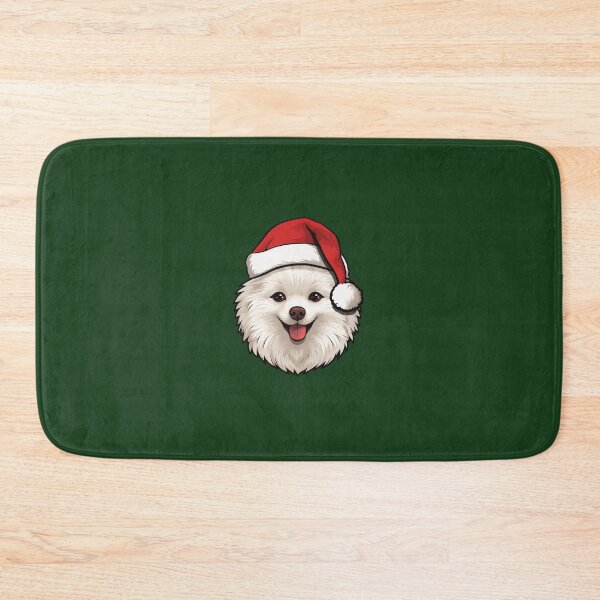 Item preview, White christmas pomeranian dog designed and sold by ME-World.