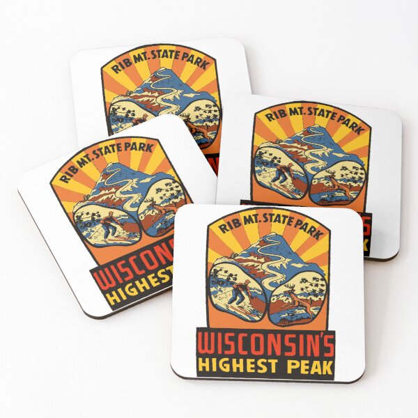 Item preview, Vintage Style Rib Mountain Decal designed and sold by Decal Mania.