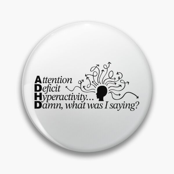 Item preview, ADHD Distraction Funny designed and sold by Olivia Ossege.