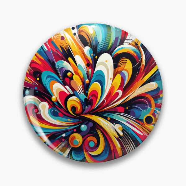 Item preview, Vibrant Abstract Art designed and sold by LongIslandDesgn.