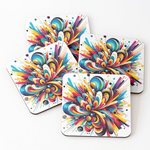 Item preview, Vibrant Abstract Art designed and sold by LongIslandDesgn.