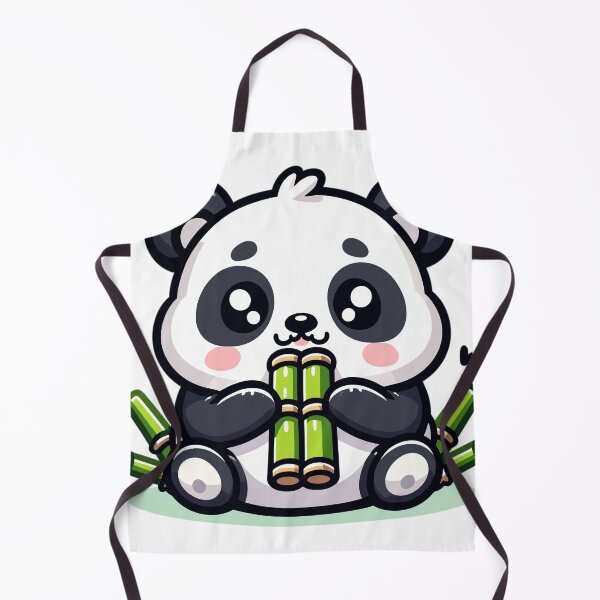Item preview, Cute panda eating bamboo designed and sold by LongIslandDesgn.