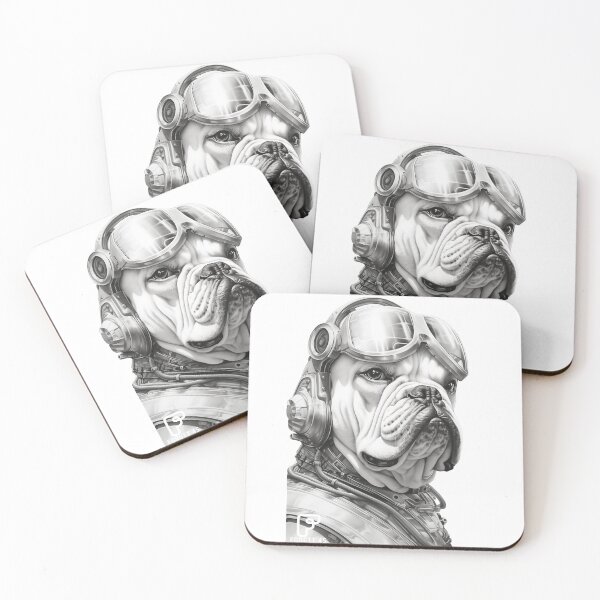 Item preview, Bulldog in Black & White designed and sold by forget45studio.