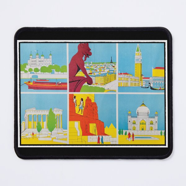 Item preview, Airline advertising from the 50s and 60s, retro airline advertising designed and sold by RoyalTarget.